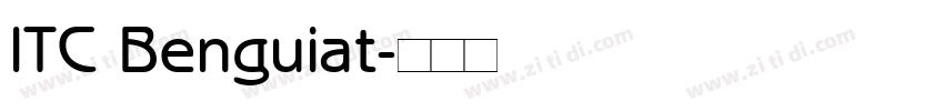 ITC Benguiat字体转换